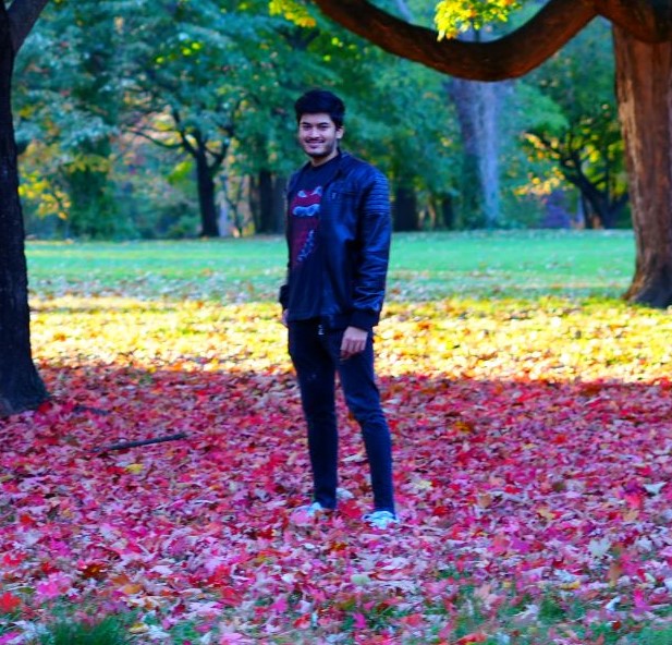 Ajay Anand standing outdoors